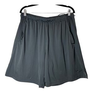Nike Mens Gray Workout Basketball Shorts XL